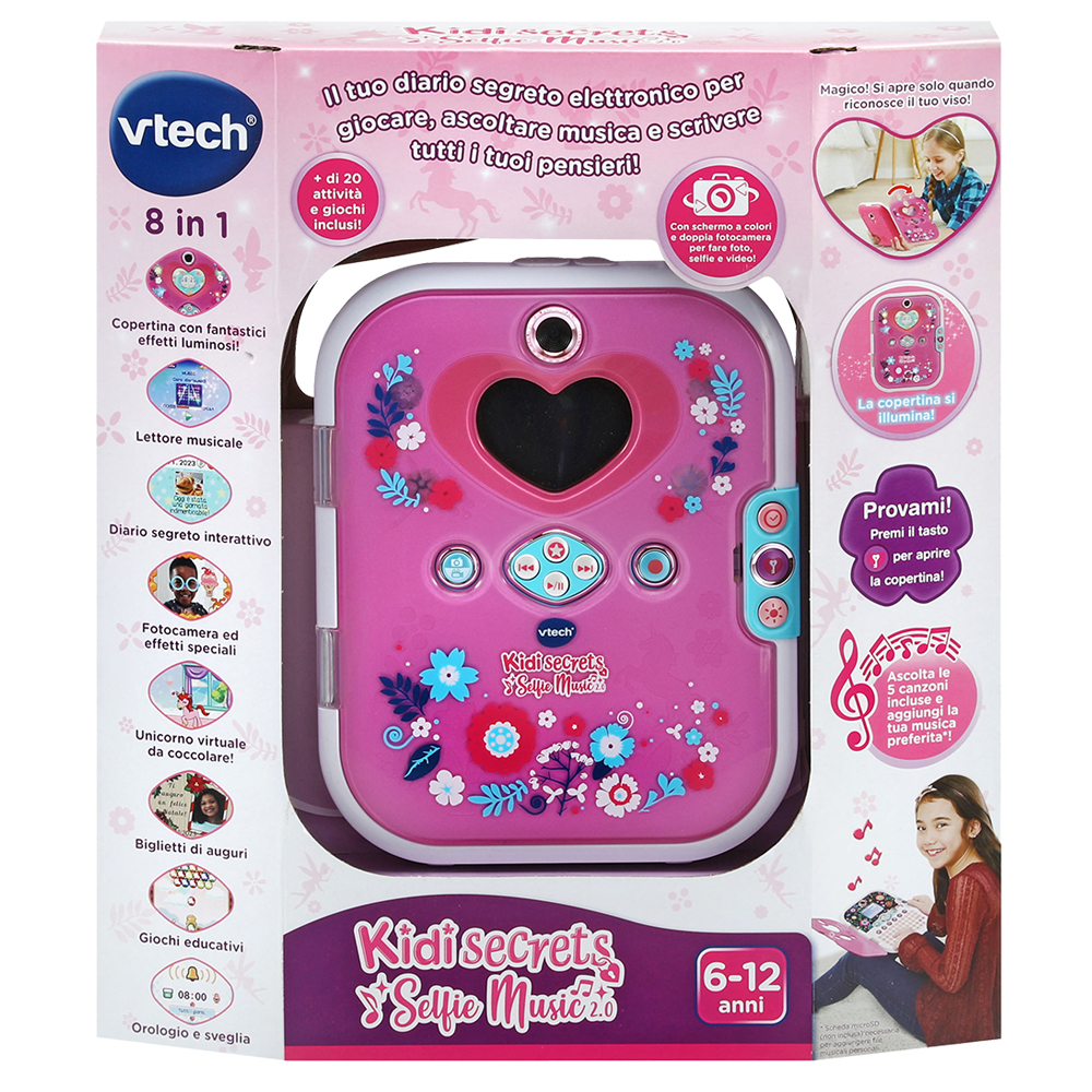 Vtech Diario Segreto Kidi Secrets Selfie Music