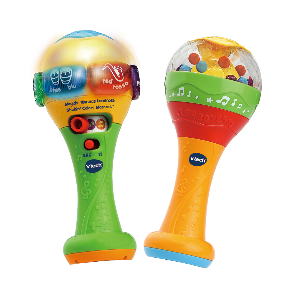 VTech Baby - Maracas bilingue - Magiche maracas luminose